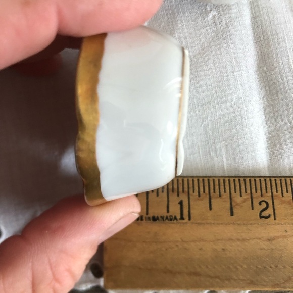 Antique Limoges Hand Painted Salt Cellars - Picture 10 of 11